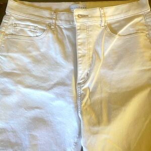 Loft cream/white jeans never worn size 31/12